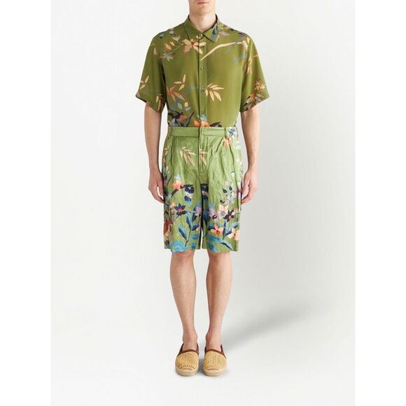 Etro Men's Flowered Bermuda Shorts - Picture 4 of 6
